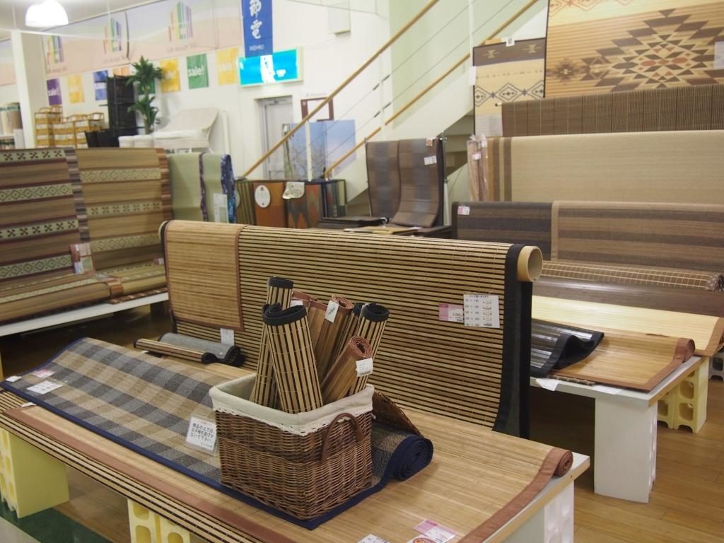 竹ラグ、籐製品クリアランス！